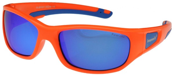 Kindersonnenbrille orange mit blauspiegel FPD 51-16