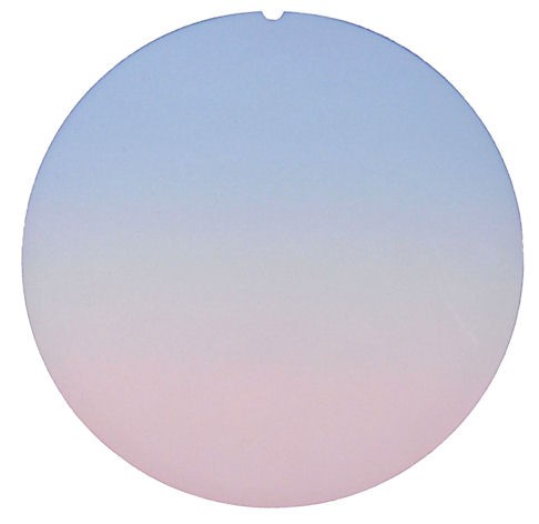 Sonnengläser bicolor blau/pink verlauf 74mm 25% K4
