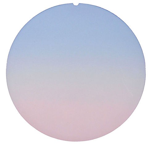 Sonnengläser bicolor blau/pink verlauf 76mm 20-30% K4