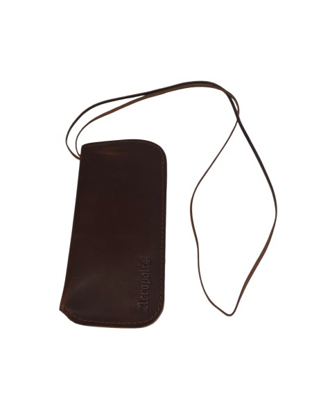 Etui Leder Western Style 155x75 braun