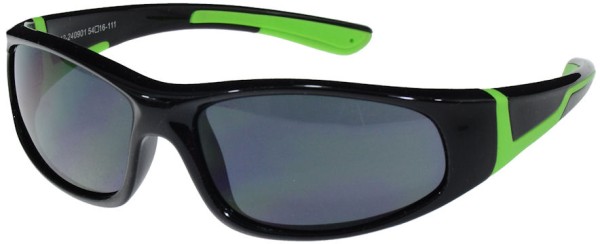 Kindersonnenbrille schwarz/grün FPD 54-16 