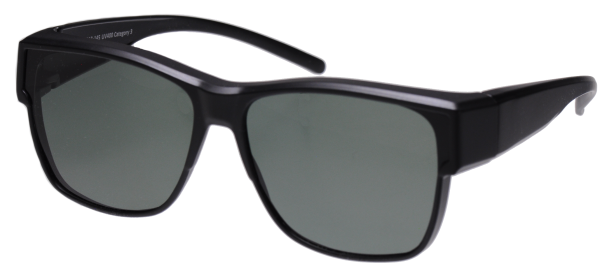 Überbrille schwarz matt G15 64x18