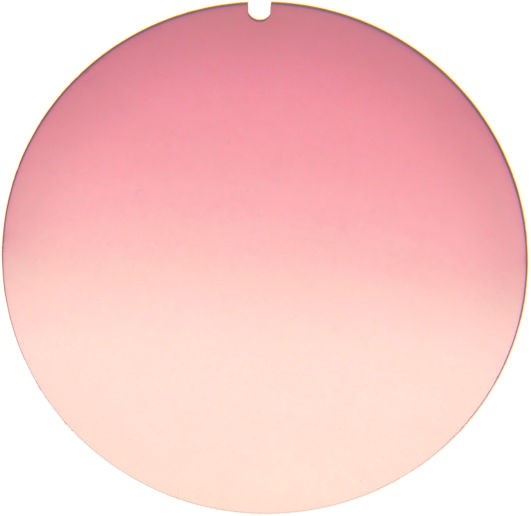 Sonnengläser CR39 rosa verlauf 74mm 15-85% K6