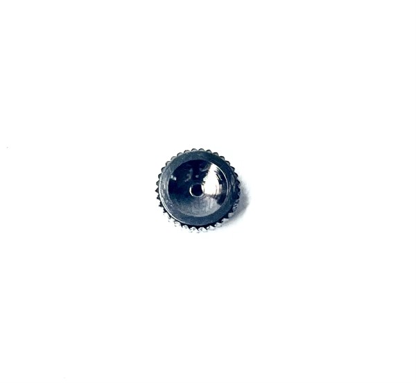 Rändelschraube schwarz 9x3.5 mm M1.6