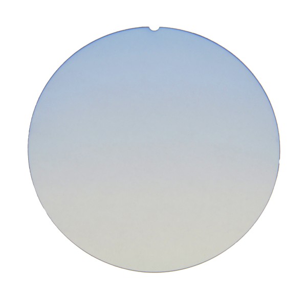 Sonnengläser CR39 blaugrau verlauf 75mm 0-60% K6