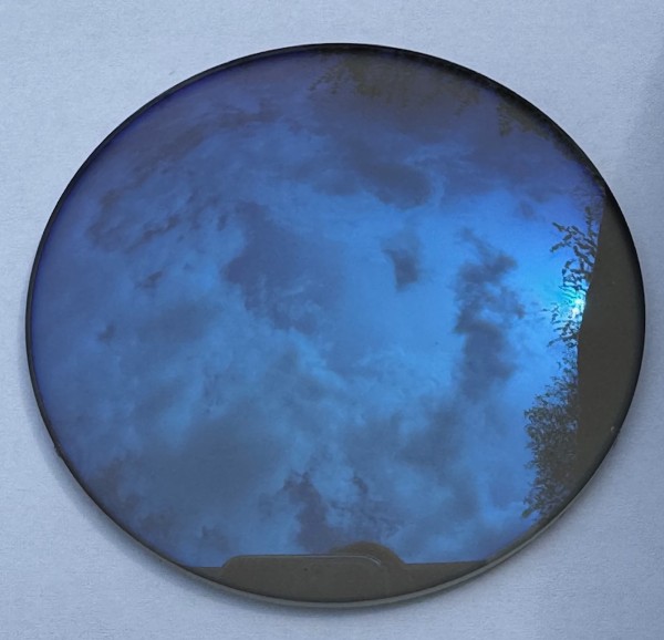 Sonnengläser CR39 phototop  65% Grau mit Blauspiegel 70mm K4
