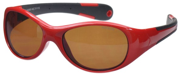 Kindersonnenbrille rot/schwarz FPD 45-17