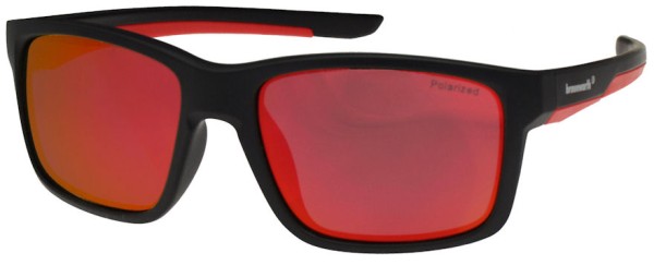 Kindersonnenbrille schwarz/rot Spiegel FPD 52-16