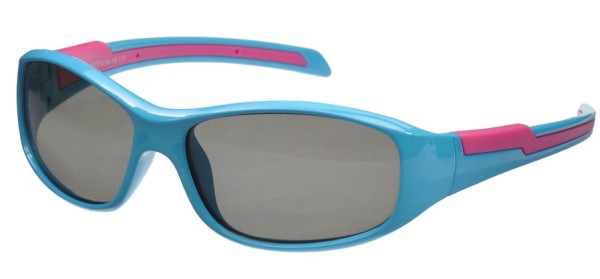 Kindersonnenbrille hellblau/rosa FPD 54-18