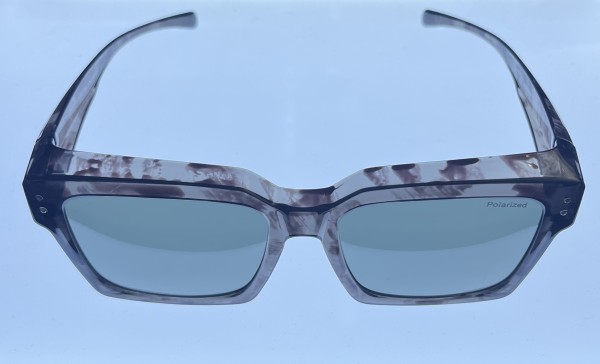 Überbrille havanna grau 57x43