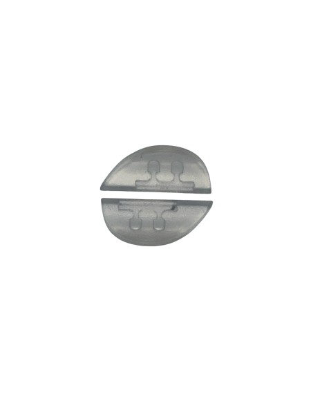 Seitenstege Shade2 Silikon transparent 18mm 3 Paar