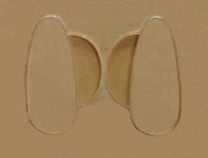 Nasenpolster Silikon selbstklebend 17mm 5 Paar
