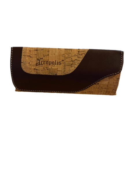 Etui Kork groß mit Leder 155x65x40