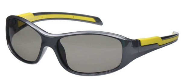Kindersonnenbrille grau/gelb FPD 54-18