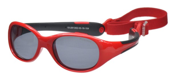 Kindersonnenbrille rot/schwarz FPD 43-16