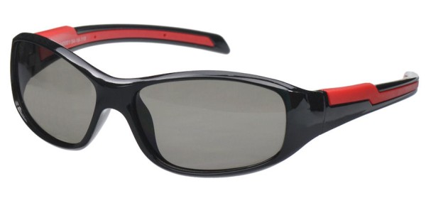 Kindersonnenbrille schwarz/rot FPD 54-18
